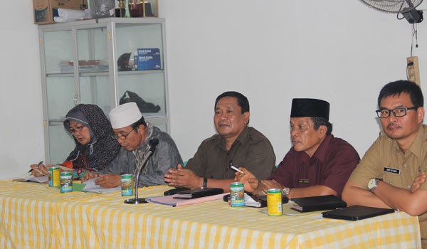 Kepala Dinas Sosial dan Tenaga Kerja Kota Jambi, Saat Melakukan Sosialisasi Pucuk